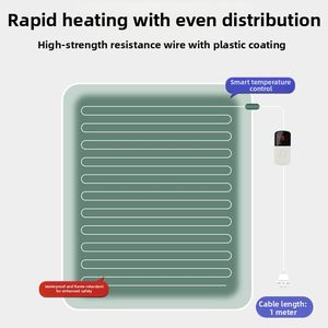 Haustierbett mit Wärmefunktion, Wasserdichtes Elektrisches Heizkissen für Hunde und Katzen, Automatischer Überhitzungsschutz, Temperaturgeregelte Heizmatte - Alles - Product Image 4