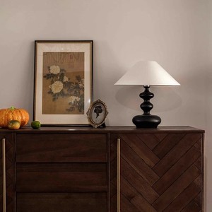 Lámpara de mesa con luz LED E27, control de interruptor, cuidado de la vista, para dormitorio, estilo Zen, lámpara de noche de diseño. - Product Image 5