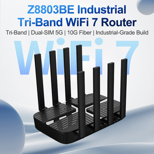 Công nghiệp Tri-Band wifi7 chuyên nghiệp <span class=keywords><strong>Modem</strong></span> openwrt Router với Ethernet phong phú giao diện tùy chỉnh 5 gam Router với khe cắm thẻ Sim - Product Image 2