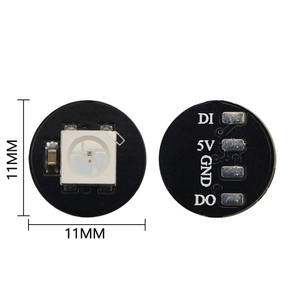 LED RGB WS2812 5050 con Controlador de Color Integrado, Anillo de Luz de Color, Luz Ambiental Cuadrada - Product Image 2