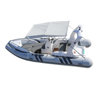 Tube d'air en fibre de PVC de 19 pieds pour activités nautiques pour bateau de plage Moteur hors-bord Sport Yacht Nervure gonflable-580 Markdown Sale