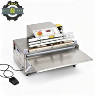 Machine de mise sous vide et d'emballage de type buse externe, scelleuse sous vide alimentaire pour la viande, les céréales, les noix, les textiles, les produits de quincaillerie et l'emballage