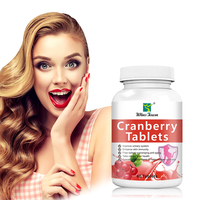 Comprimés de Vitamine C Naturelle en Gros, Complément Alimentaire Antioxydant à Base de Canneberge, Gélules de Canneberge