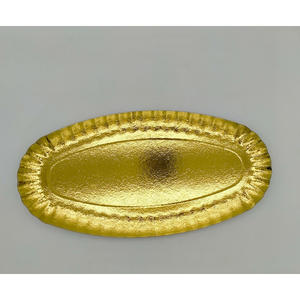 Assiettes en <span class=keywords><strong>carton</strong></span> or Assiettes en <span class=keywords><strong>carton</strong></span> jetables Assiettes à dessert dorées Vente en gros - Product Image 5