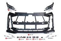 Nouveau kit carrosserie pour Toyota Hiace 2018 avec pare-chocs avant, phares, feux arrière, calandre, pare-chocs arrière et clips de fixation