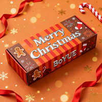 Caja de Embalaje Rígida de Lujo Personalizada con Tirador para Productos de Cuidado de la Piel, Perfumes y Sets de Regalo Navideños