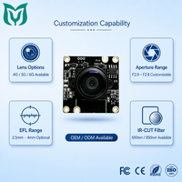 Module de caméra AHD 1080P de qualité automobile, capteur CMOS, ouverture F2.6, longueur focale de 3 mm, pour caméra de tableau de bord à vision panoramique 360°, 150 degrés
