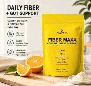 OLLI Fiber Maxx, Polvo para el Bienestar Intestinal, Sabor Naranja, Fibra Prebiótica con Probióticos <span class=keywords><strong>Vivos</strong></span> y Enzimas Digestivas - Product Image 6
