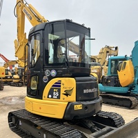 Brazos de Manivela Izquierdos/Derechos Originales Japoneses para Excavadora Pequeña Komatsu 55MR, Bomba de Motor Diésel de Segunda Mano de Alta Calidad, Modelo 2024 5.5