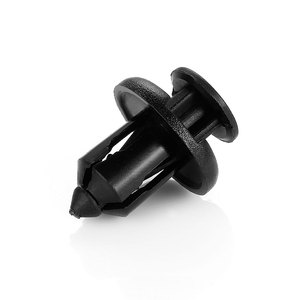 Auto Plastic <b>Push</b> <b>Pin</b> Fastener 8mm Black For Car Body Trim Repair Replacement - Product Image 3