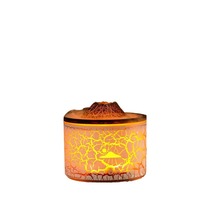 Diffuseur d'huiles essentielles à flamme volcanique pour aromathérapie, humidificateur d'air, modèle de bureau à brancher, 36 dB