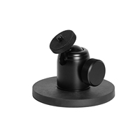 Support magnétique pour caméra GoPro DJI, adaptateur de trépied en aluminium, mini rotule, revêtement en caoutchouc super résistant, aimant néodyme