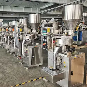 Granos Granulares automáticos Granos Bolsita Bolsa Gránulo de azúcar Pesaje Llenado Máquina de embalaje Máquina impresa en bolsa de alimentos