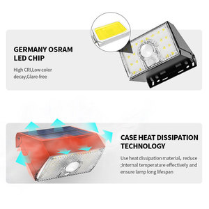 <span class=keywords><strong>Lampe</strong></span> solaire <span class=keywords><strong>de</strong></span> jardin LED pour la maison, <span class=keywords><strong>à</strong></span> vente chaude, IP54, corps en aluminium, <span class=keywords><strong>lampe</strong></span> solaire <span class=keywords><strong>de</strong></span> sécurité avec <span class=keywords><strong>détecteur</strong></span> <span class=keywords><strong>de</strong></span> <span class=keywords><strong>mouvement</strong></span> - Product Image 5