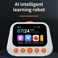 Réveil intelligent N2 AI avec assistant vocal pour enfants, chat AI, minuteur, compte à rebours, prévisions météo, encyclopédie, questions et réponses, lecteur MP3