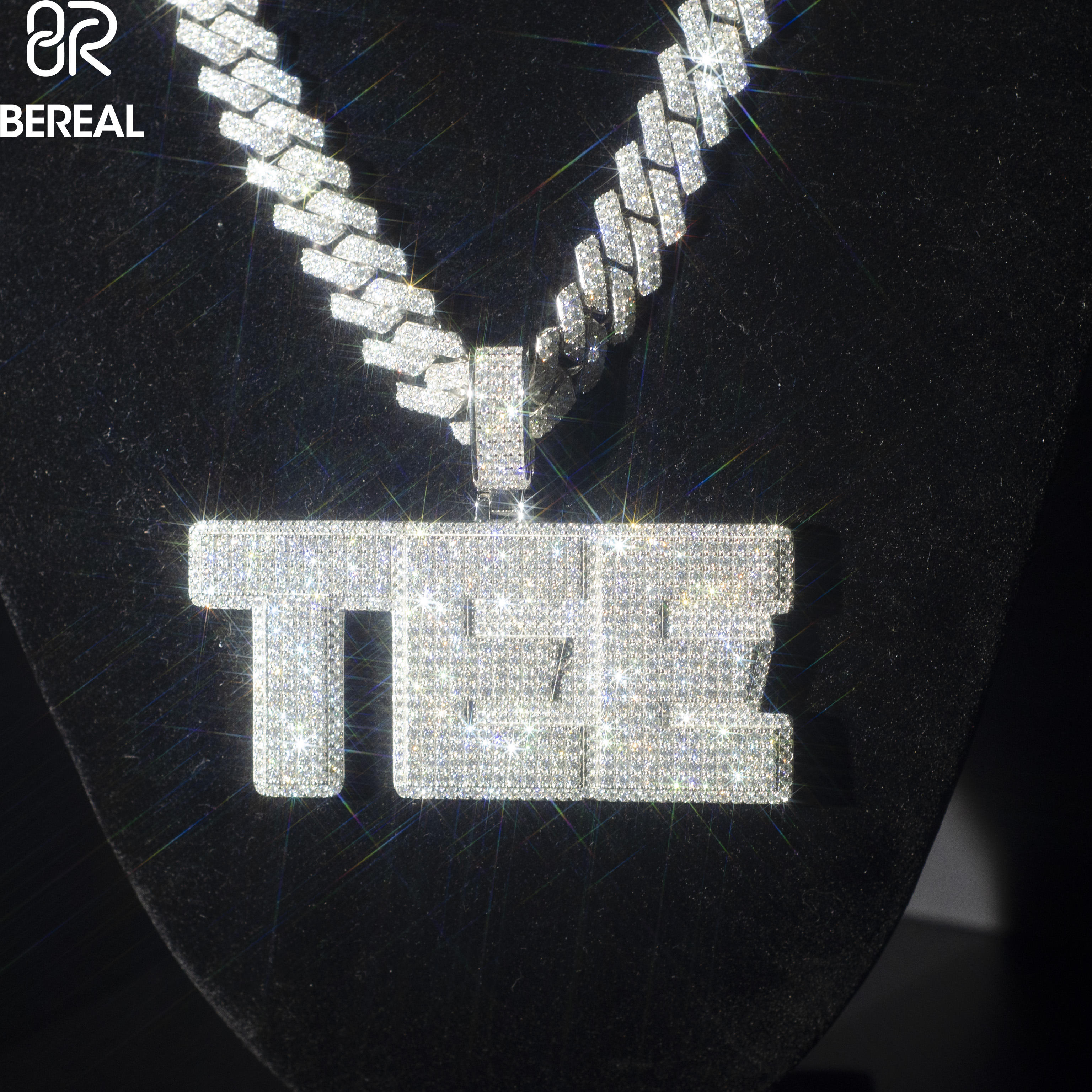 3inches moissanite+silver