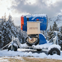 Canon à neige Nortec N-07s 380V à production élevée de neige, fabriqué en usine, pour l'extérieur, avec compresseur et moteur