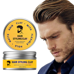 Pomade capillaire mate à tenue ferme, sans brillance, à base d'eau, biologique, pour hommes, texture naturelle, coiffures, <span class=keywords><strong>cire</strong></span> capillaire, coiffage pour hommes, marque privée - Product Image 1