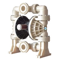 Pompe à diaphragme de livraison H2SO4 HCL HNO3 à tête haute de 1 pouce pompe à diaphragme Depa pompe à diaphragme pneumatique
