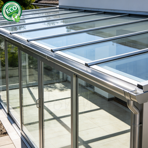 Proveedor de Calidad Garantizada, Invernaderos de Techo Plano para Uso en Exteriores en Villas, con Molduras de Vidrio - Product Image 1