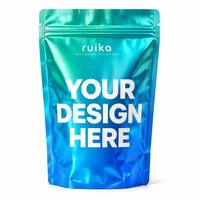 Sachet Mylar Sans Logo 3.5g 1oz Mat Stand Up Refermable Emballage pour Snacks Bonbons Biscuits Grossiste