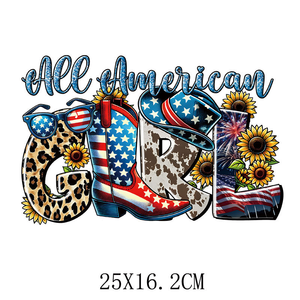 Patchs thermocollants DTF personnalisés <span class=keywords><strong>en</strong></span> gros avec logo, motif 4 <span class=keywords><strong>juillet</strong></span> patriotique, autocollant de camion et gnome, pour vêtements et cadeaux promotionnels - Product Image 6