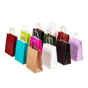 Bolsas de Papel Kraft con Asa y Logotipo Personalizado Reciclables al por Mayor, Bolsa de Compras para Llevar con Logotipo - Product Image 1