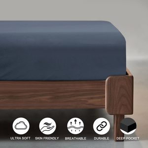 Nhung Được Trang Bị Tấm Nữ Hoàng Kích Thước Sang Trọng Siêu Mềm Mại Ấm Cúng Thoải Mái Flannel Giường <span class=keywords><strong>Sheets</strong></span> Với Túi Sâu Cho Mùa Thu Mùa Đông Và Mùa Xuân - Product Image 3