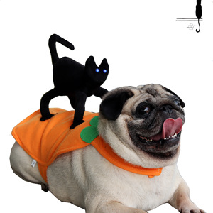 Kostüme Halloween Kleidung Katzen Hunde Umhang Vampir Cape für Haustier Cosplay Kostüm Halloween Katzen Outfit - Product Image 2