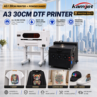Imprimante DTF A3 300MM avec tête d'impression Xp600/Dx7/I3200/I1600 et machine à secouer la poudre, imprimante de transfert DTF pour t-shirts, directement de l'usine