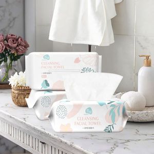 Toalla Facial personalizada para la cara, toallitas higiénicas desechables, en seco y húmedo, 100% algodón - Product Image 1