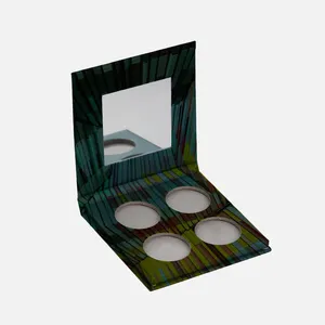 空妆调色板专业4 6 9 12孔隔间定制空纸眼影调色板化妆品包装
