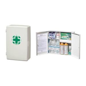 Ttake Trousse de premiers secours médicale 120 x 180 mm en plastique gris verrouillable assemblée - Product Image 1