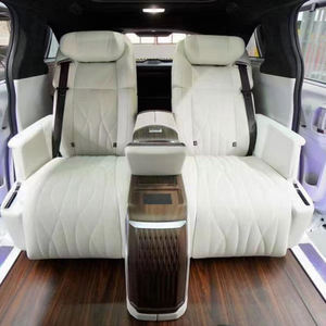 เบาะนั่งด้านหลังสำหรับรถ VAX SUV หรูหราทำจากหนังสีตามสั่งสำหรับ Volkswagen <span class=keywords><strong>Caravelle</strong></span> - Product Image 6