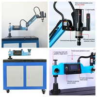 Mesin Pemotong Logam Otomatis Kecepatan Tinggi dengan Kepala Spindle Ganda untuk Pemboran dan Penyambungan CNC M10-m36