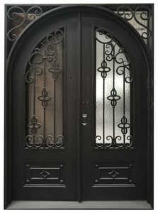 <span class=keywords><strong>Portal</strong></span> Exterior <span class=keywords><strong>de</strong></span> Hierro Forjado Ornamental <span class=keywords><strong>de</strong></span> Diseño Nuevo y Hermoso Prima 2025 con Inserciones <span class=keywords><strong>de</strong></span> Vidrio Templado para Entrada - Product Image 3