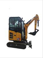 Mini-excavatrice compacte SY20C, pelle hydraulique pour la construction urbaine, l'aménagement paysager, la rénovation agricole, opération en espace restreint