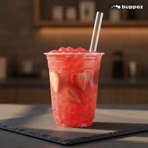สตรอเบอร์รี่มันสำปะหลังไข่มุกไข่มุกชาไข่มุก Boba - Product Image 3