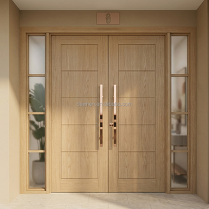 <span class=keywords><strong>Porte</strong></span> <span class=keywords><strong>d</strong></span>'<span class=keywords><strong>entrée</strong></span> de luxe personnalisée en <span class=keywords><strong>bois</strong></span> massif pour villa résidentielle, <span class=keywords><strong>porte</strong></span> extérieure double <span class=keywords><strong>avec</strong></span> fenêtre latérale pour maison - Product Image 3