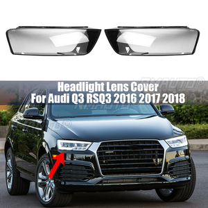 สำหรับออดี้ คิว 3 2016 2017 2018 ฝาครอบไฟหน้าโปร่งใสเปลี่ยนโคมไฟดั้งเดิมเพล็กซิกลาส - Product Image 1