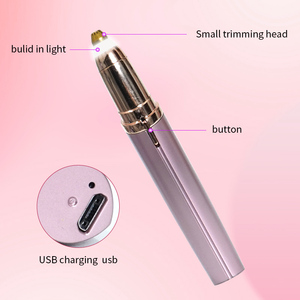 Tondeuse à sourcils électrique <span class=keywords><strong>Rasoir</strong></span> à sourcils <span class=keywords><strong>pour</strong></span> femmes Épilation automatique du visage Tondeuse à sourcils avec lumière LED - Product Image 4