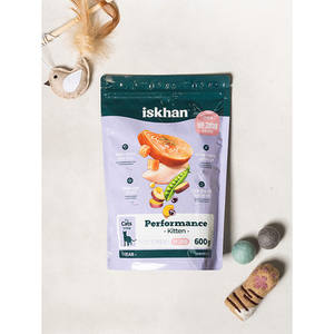 Izkan Cat Performance Keaton 600g Aliments secs pour chiens Aliments pour chats sans grains riches en protéines pour petits poissons Poids de 10kg - Product Image 1
