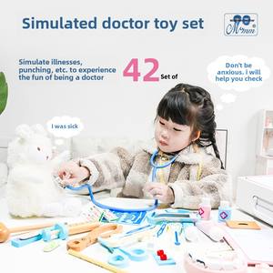 Casa <span class=keywords><strong>de</strong></span> juegos educativa para niños, juego <span class=keywords><strong>de</strong></span> rol, caja <span class=keywords><strong>de</strong></span> herramientas médica, simulación, médico para niños, juego <span class=keywords><strong>de</strong></span> juguetes <span class=keywords><strong>de</strong></span> 42 piezas - Product Image 3