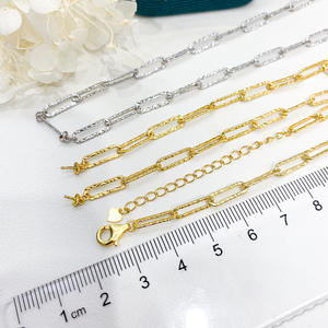 S925 Pure <b>Silver</b> DIY Pearl Accessory <b>Set</b> 9282 Fashion Gold/<b>Silver</b> <b>Necklace</b> <b>Bracelet</b> Stand Empty-9282 - Product Image 2