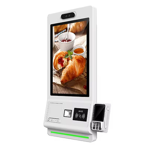 Nhà hàng thức ăn nhanh tự đặt hàng kiosk màn hình cảm ứng máy quét QR Máy in nhiệt 23.6 inch tầng thường vụ thanh toán thiết bị đầu cuối - Product Image 3