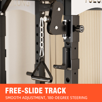 Rack d'entraînement multifonctionnel, équipement de fitness domestique, rack combiné pour squats profonds et développés à la presse de type cadre