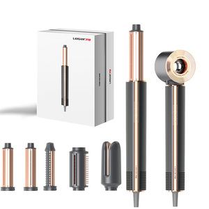 Lansam Pro, nuevo modelo <span class=keywords><strong>de</strong></span> producto, <span class=keywords><strong>secador</strong></span> <span class=keywords><strong>de</strong></span> <span class=keywords><strong>pelo</strong></span> iónico <span class=keywords><strong>de</strong></span> aire caliente Multi Styler <span class=keywords><strong>para</strong></span> el hogar y los viajes, el mejor regalo <span class=keywords><strong>para</strong></span> <span class=keywords><strong>niñas</strong></span> - Product Image 2
