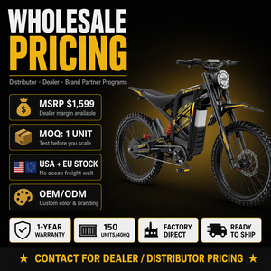 Moto tout-terrain électrique ZX3 pour adultes, moto de cross, autonomie de 65 miles, États-Unis |   Stock UE Expédition rapide OEM ODM Vente en gros - Product Image 3