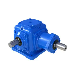 T series Spiral bevel Agriculture Gearbox 90 Degree Gearbox Steering Gear Box