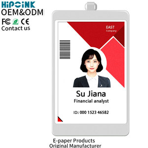 हाइपॉंक 3.68 इंच एचडी ईलिंक नाम आईडी कार्ड मूल निर्माता स्मार्ट बिजनेस कार्ड के साथ <span class=keywords><strong>nfc</strong></span> टैग के साथ होटल एप्लिकेशन के लिए कोई बैटरी नहीं - Product Image 2